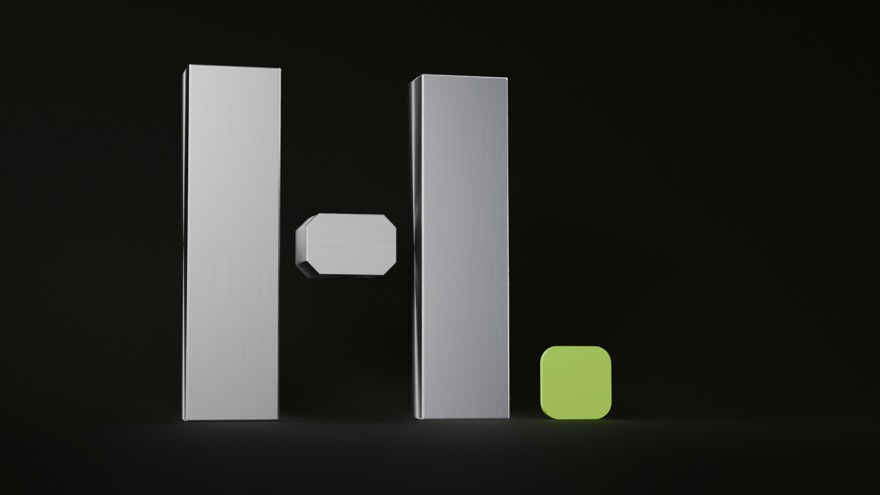 The Stencil H, machined steel